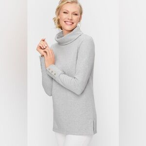 NWOT Talbots Funnel Neck Sweatshirt